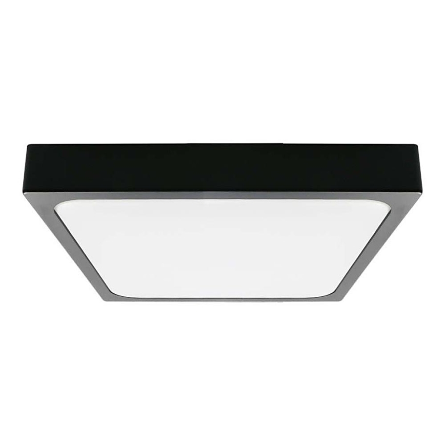LED Koupelnové stropní svítidlo LED/30W/230V 4000K IP44 42x42 cm černá