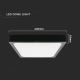 LED Koupelnové stropní svítidlo LED/30W/230V 4000K IP44 černá