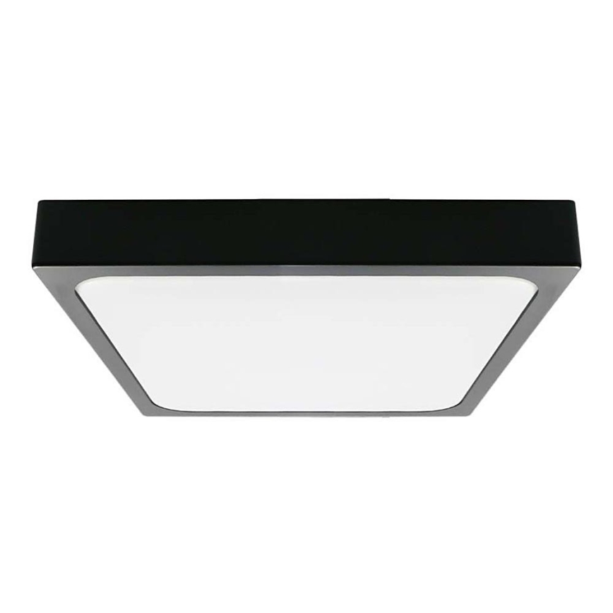 LED Koupelnové stropní svítidlo LED/30W/230V 6500K IP44 42x42 cm černá