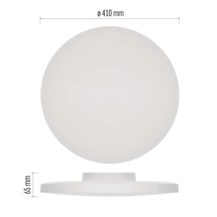 LED Koupelnové stropní svítidlo LED/32W/230V 3000/4000/5700K IP55 bílá