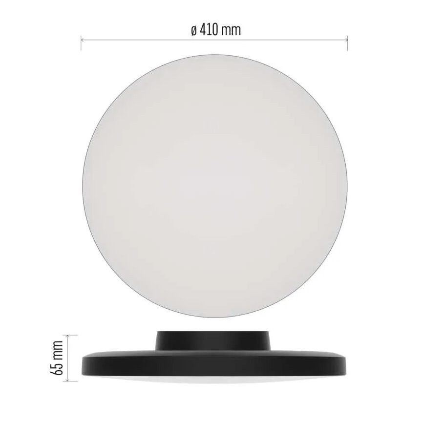 LED Koupelnové stropní svítidlo LED/32W/230V 3000/4000/5700K IP55 černá