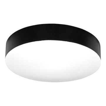 LED Koupelnové stropní svítidlo MAKARON LED/24W/230V 3000/4000/6000K pr. 30 cm IP44 černá