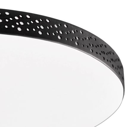 LED Koupelnové stropní svítidlo MOON LED/18W/230V černá IP44