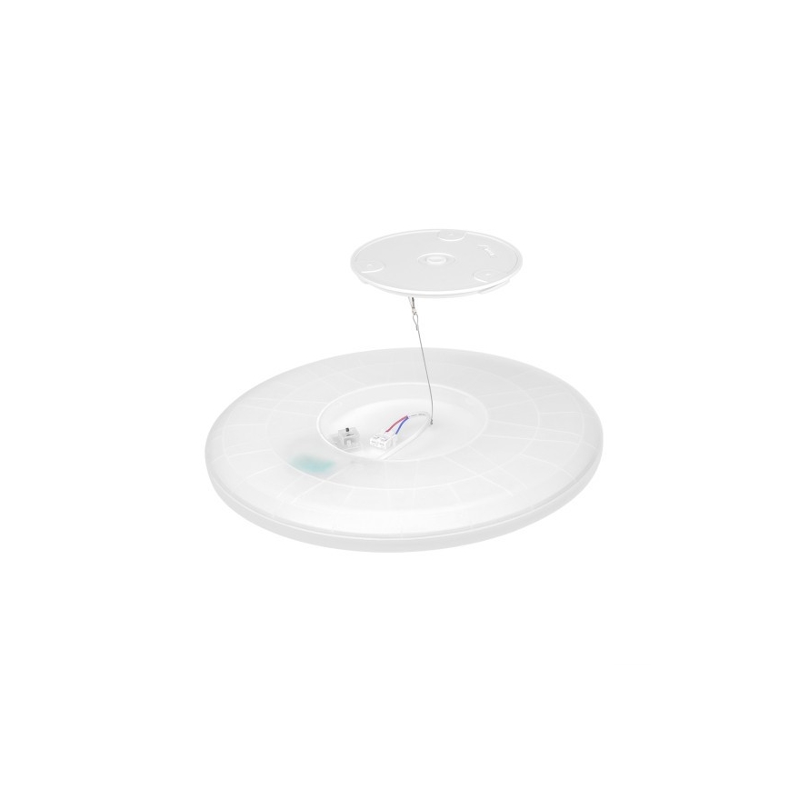 LED Koupelnové stropní svítidlo NIVERA LED/12W/230V IP54 3000/4000/6000K pr. 22,5 cm černá