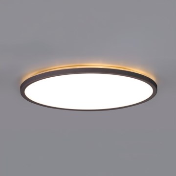 LED Koupelnové stropní svítidlo NIVERA LED/18W/230V IP54 3000/4000/6000K pr. 30 cm černá