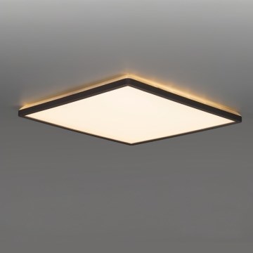 LED Koupelnové stropní svítidlo NIVERA LED/24W/230V IP54 3000/4000/6000K 30x30 cm černá