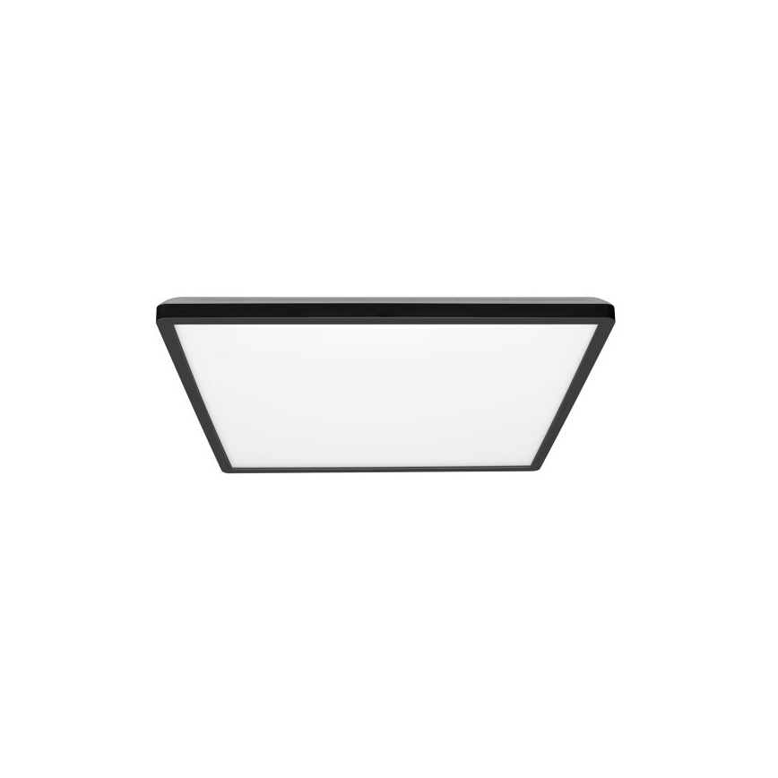 LED Koupelnové stropní svítidlo NIVERA LED/24W/230V IP54 3000/4000/6000K 30x30 cm černá