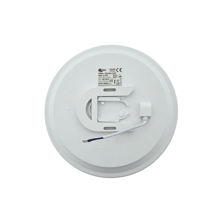 LED Koupelnové stropní svítidlo RIMA LED/10W/230V pr. 22,5 cm IP44 bílá