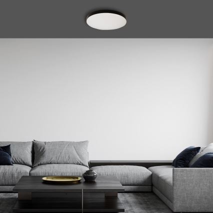 LED Koupelnové stropní svítidlo se senzorem MAYA LED/13W/230V pr. 33 cm IP44 černá