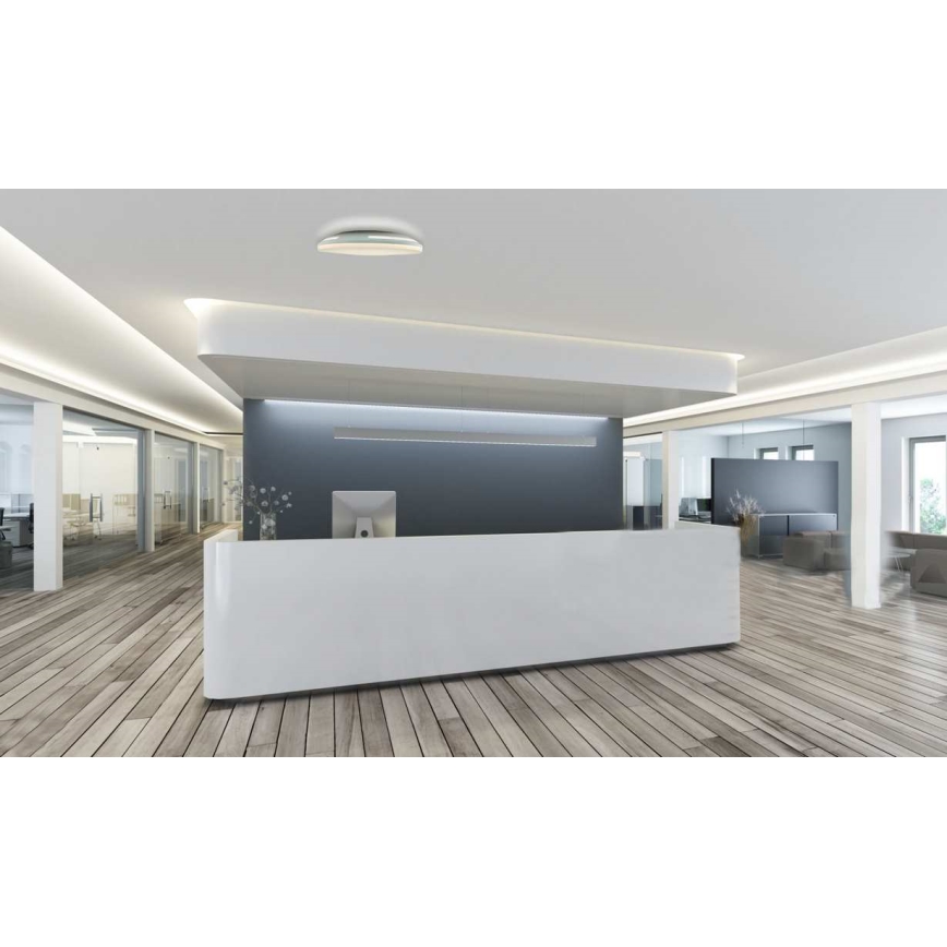 LED Stmívatelné koupelnové stropní svítidlo SLIDE LED/6/12/18/24W/230V 2900/4000/6200K IP44 bílá