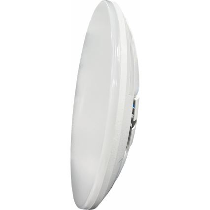 LED Stmívatelné koupelnové stropní svítidlo SLIDE LED/6/12/18/24W/230V 2900/4000/6200K IP44 bílá