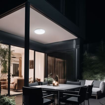 LED Koupelnové nástěnné svítidlo se senzorem pohybu NYMPHEA PROXI LED/18W/230V IP54 4000K