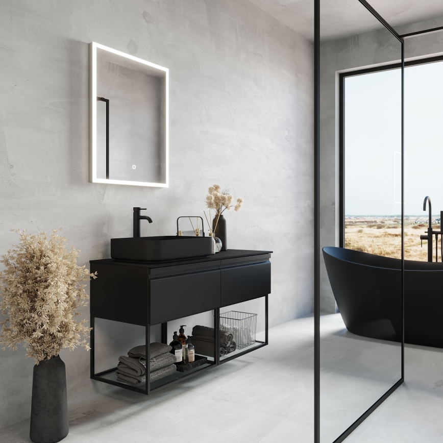 LED Koupelnové zrcadlo FORNAES LED/14,3W/230V IP44