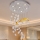 LED Křišťálové stropní svítidlo AVARA LED/24W/230V pr. 40 cm lesklý chrom + dálkové ovládání