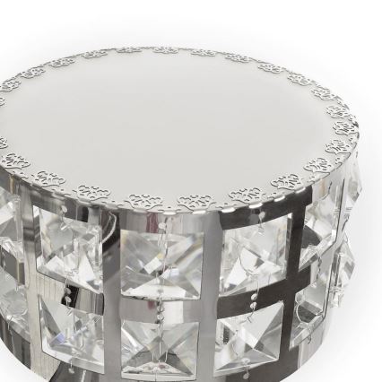 LED Křišťálový lustr na lanku ALEX 4xLED/20W/230V