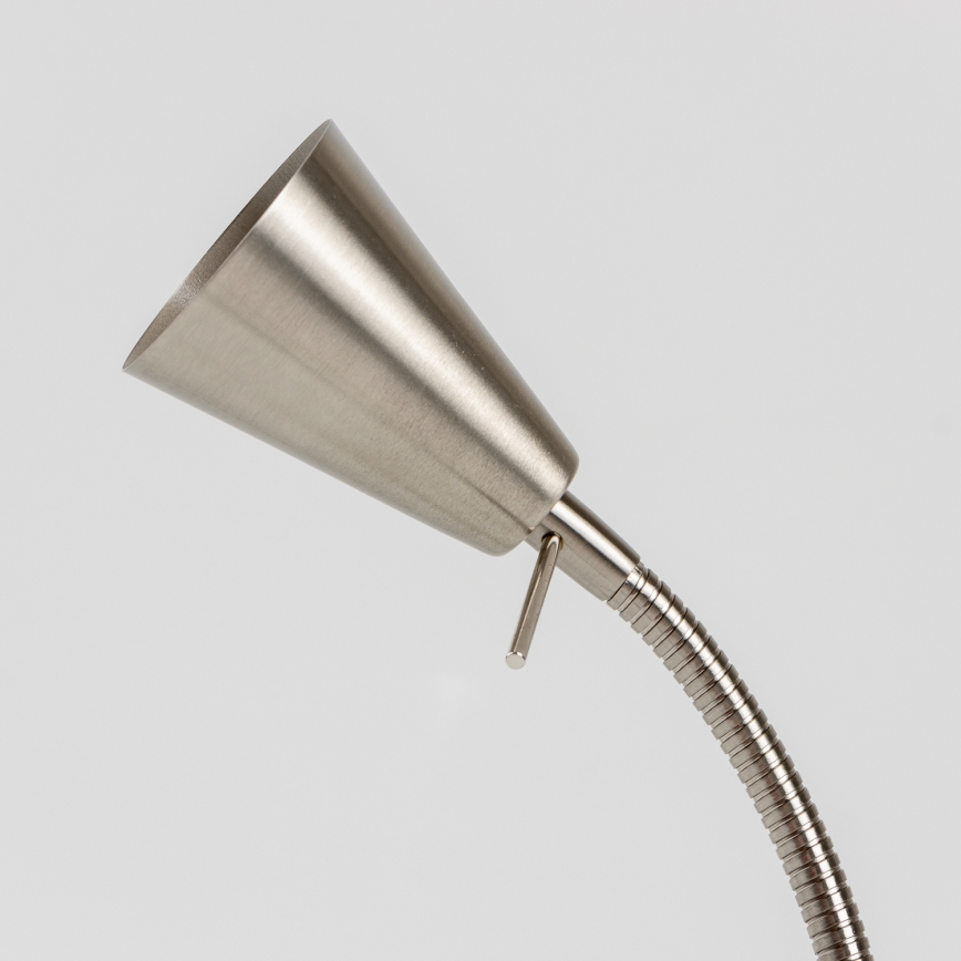 LED Lampa s klipem 1xGU10/4,7W/230V matný chrom