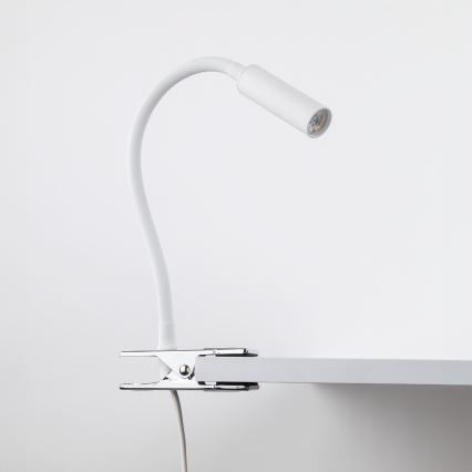 LED Lampa s klipem LAGOS 1xG9/3W/230V 4000K bílá