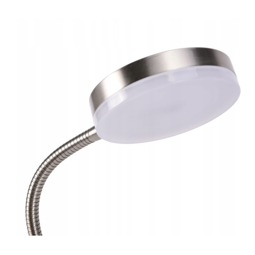 LED Lampa s klipem LED/3,2W/230V matný chrom