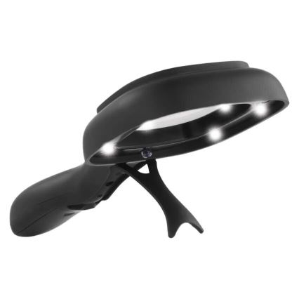 LED Lupa 2,5xZOOM s podsvícením a UV světlem LED/UV/2xAAA