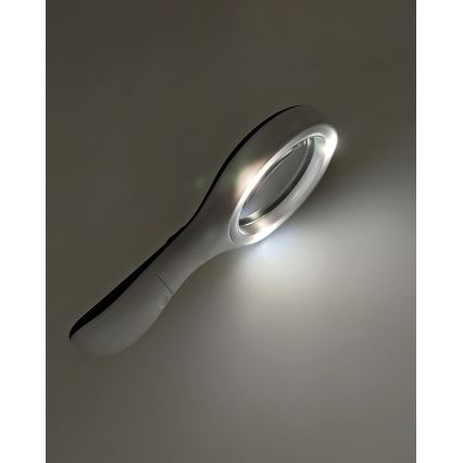 LED Lupa 3×ZOOM s podsvícením LED/3W/2xAAA IP22