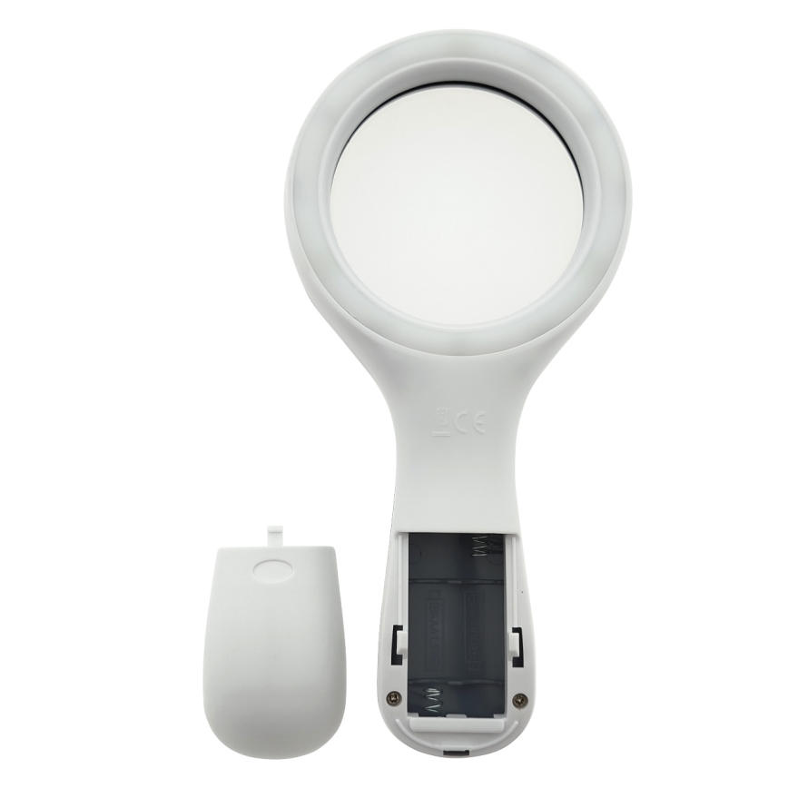 LED Lupa 3×ZOOM s podsvícením LED/3W/2xAAA IP22