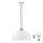 LED Lustr na lanku 1xE27/60W/230V bílá