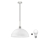 LED Lustr na lanku 1xE27/60W/230V bílá