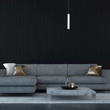 LED Lustr na lanku ALBA 1xLED/5W/230V bílá