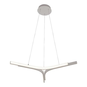 LED Lustr na lanku ALTA LED/30W/230V stříbrná