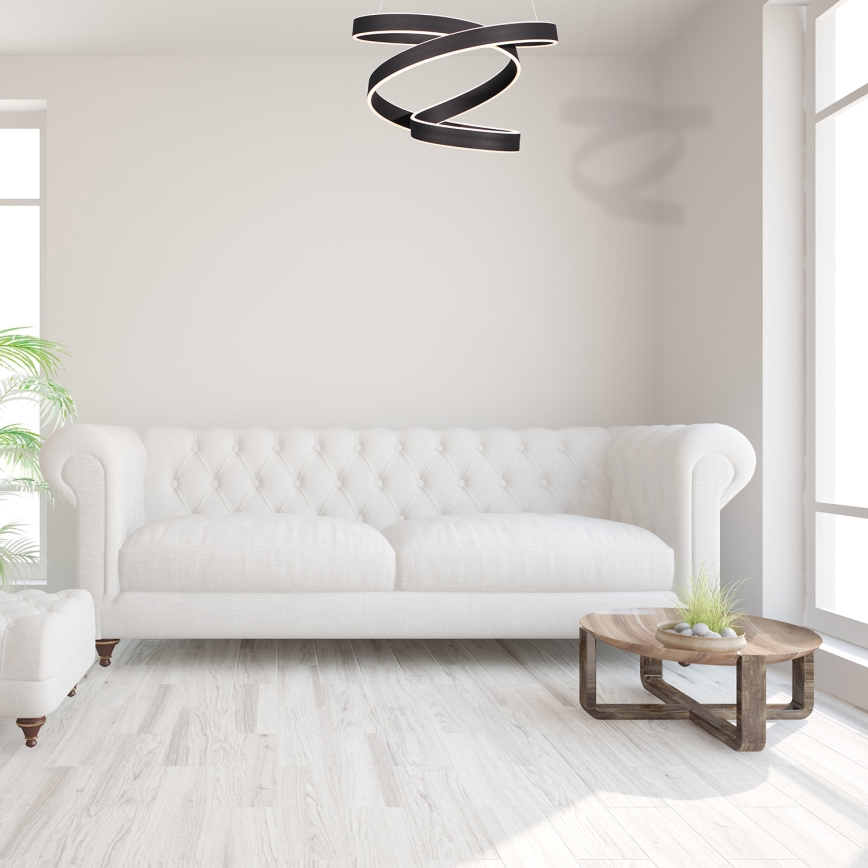 LED Lustr na lanku ANDROMEDA LED/45W/230V