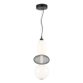 LED Lustr na lanku ARAME LED/23W/230V pr. 22 cm černá