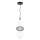 LED Lustr na lanku ARAME LED/23W/230V pr. 22 cm černá