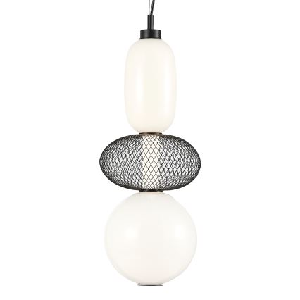LED Lustr na lanku ARAME LED/23W/230V pr. 22 cm černá