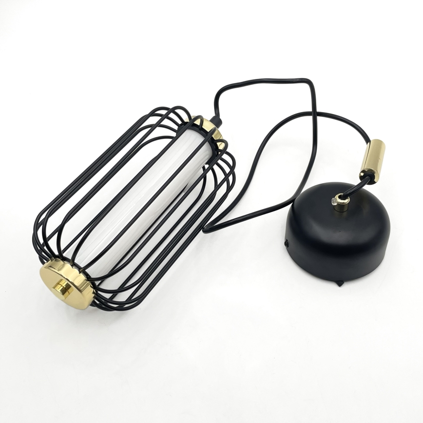 LED Lustr na lanku BONNIE LED/10W/230V 3000K černá