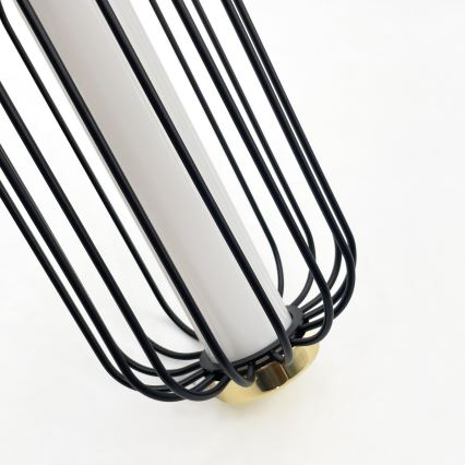 LED Lustr na lanku BONNIE LED/15W/230V 3000K černá