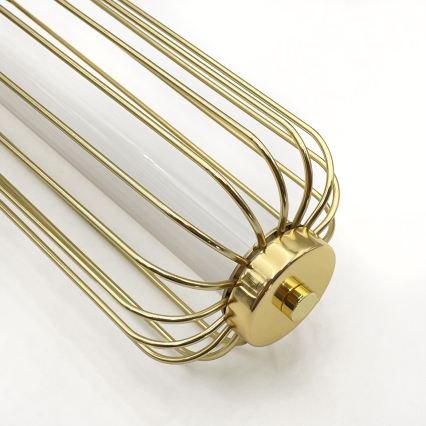 LED Lustr na lanku BONNIE LED/15W/230V 3000K zlatá