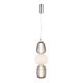 LED Lustr na lanku CARO LED/28W/230V lesklý chrom