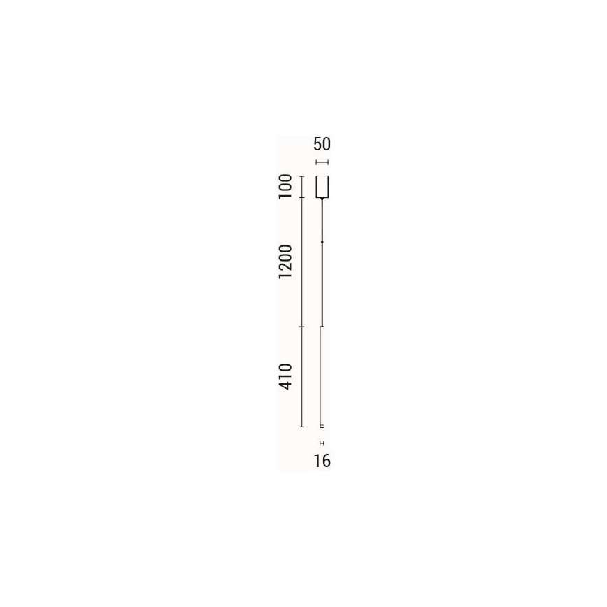 LED Lustr na lanku CASCADE LED/3W/230V 3000K pr. 5 cm