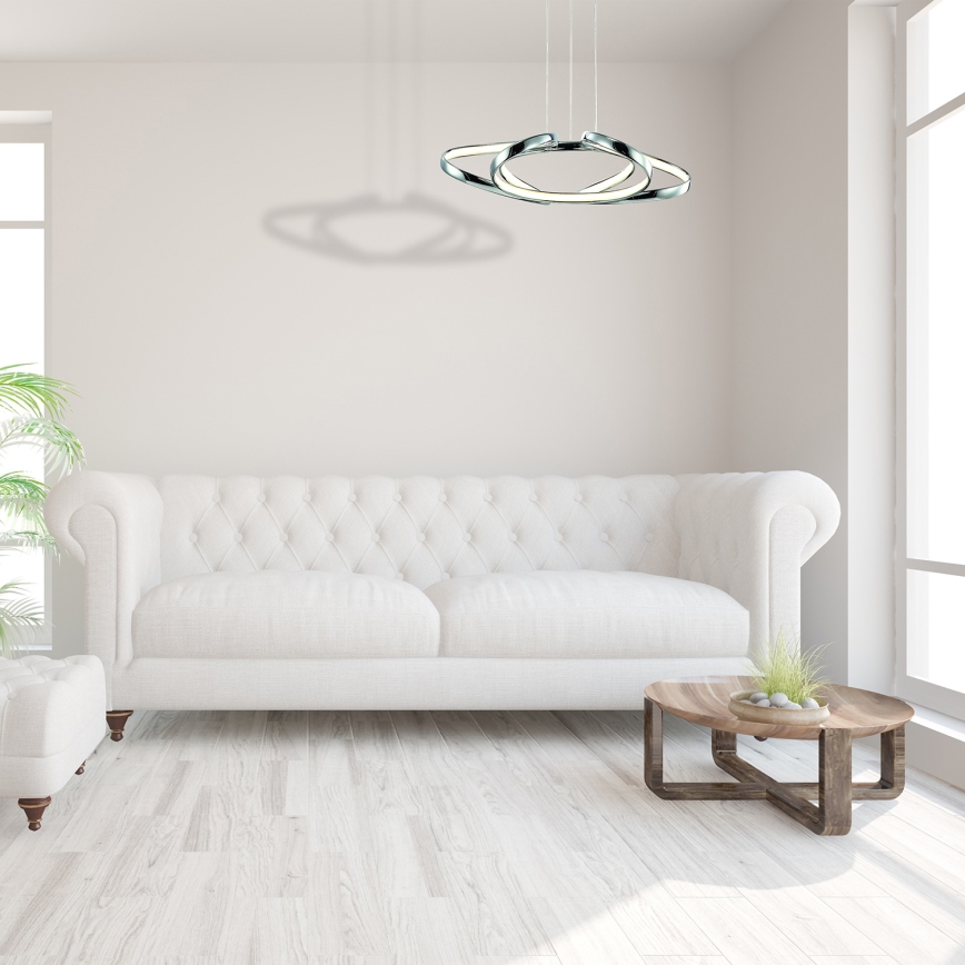 LED Lustr na lanku COPERNICUS 1xLED/46W/230V