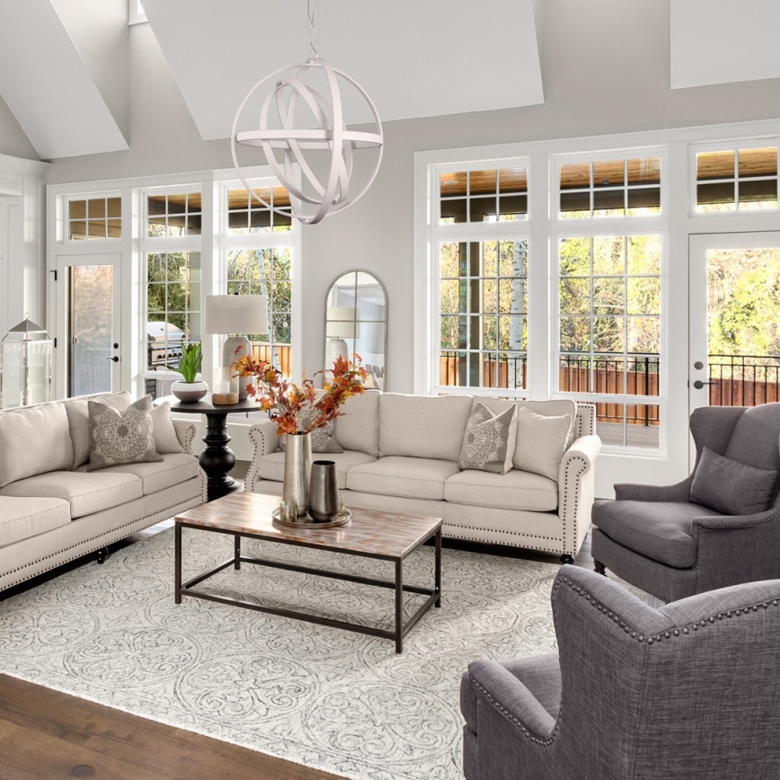 LED Lustr na lanku COPERNICUS LED/260W/230V bílá