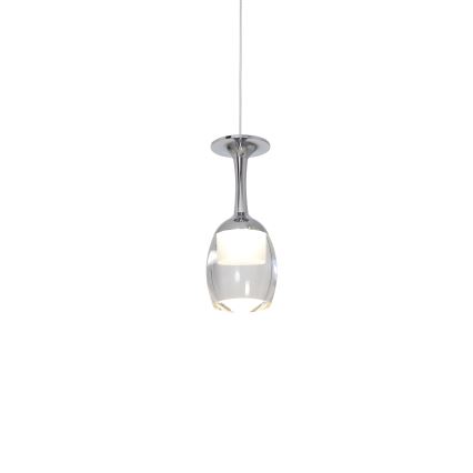 LED Lustr na lanku COPPA 1xLED/5W/230V