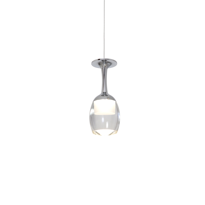 LED Lustr na lanku COPPA 1xLED/5W/230V
