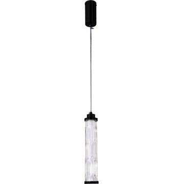 LED Lustr na lanku CORTE LED/10W/230V černá