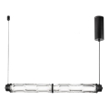 LED Lustr na lanku CORTE LED/18W/230V černá