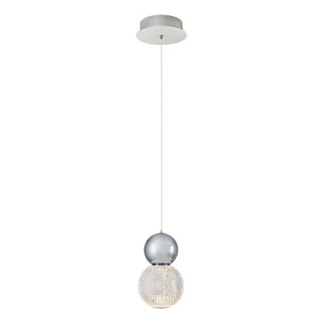 LED Lustr na lanku CREMONA LED/5W/230V 3000K matný chrom