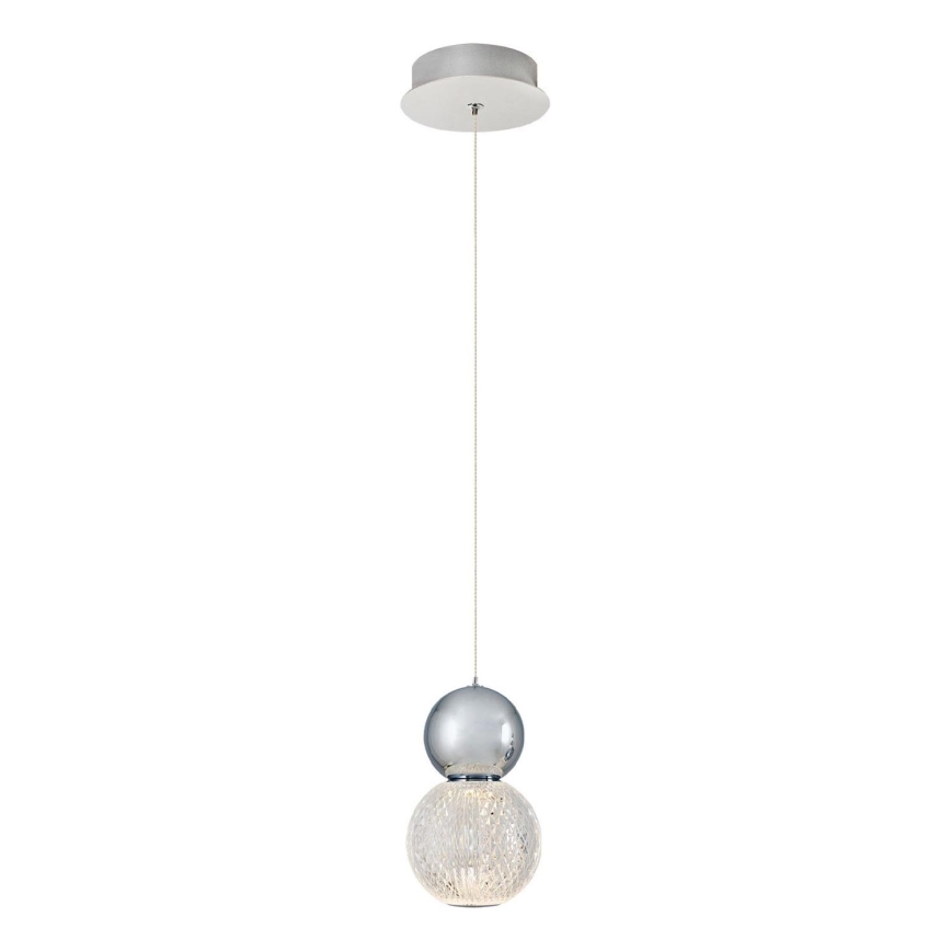 LED Lustr na lanku CREMONA LED/5W/230V 3000K matný chrom