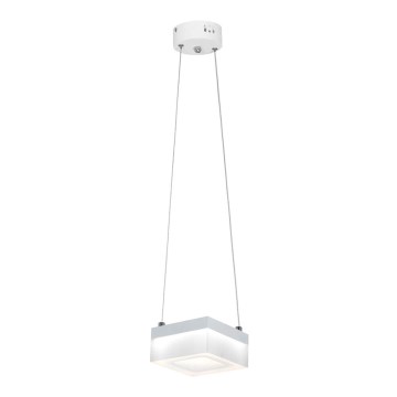 LED Lustr na lanku CUBO LED/12W/230V čtverec