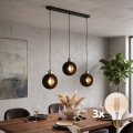 LED Lustr na lanku CUBUS 3xE27/60W/230V