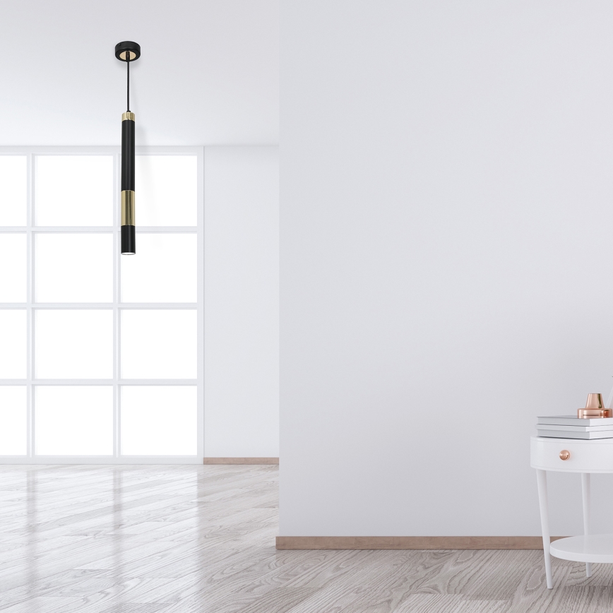 LED Lustr na lanku DALLAS 1xGU10/3W/230V