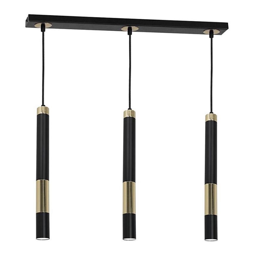 LED Lustr na lanku DALLAS 3xGU10/3W/230V